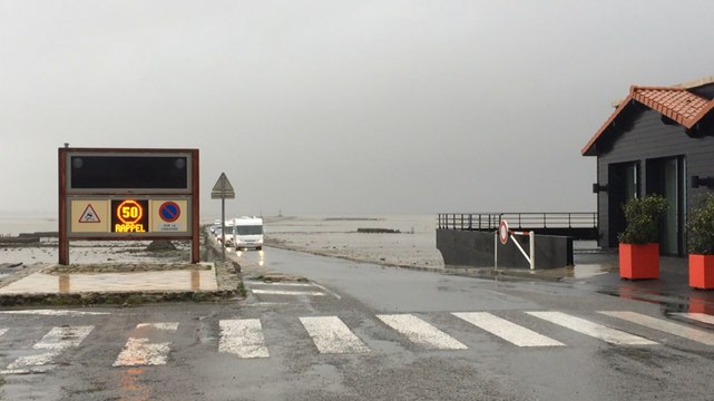 Tempête Carmen : beaucoup de vent sur le passage du Gois