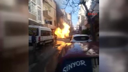 Küçükçekmece'de Doğalgaz Patlaması