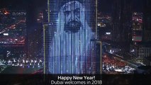 Dubai New Year's Eve 2018 - Light Show From Burj Khalifa [FULL]