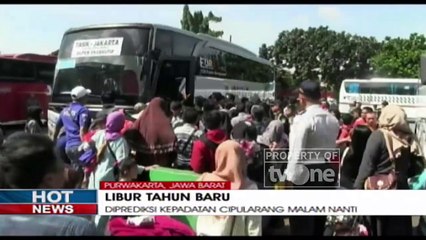 Usai Libur Tahun Baru, Kepadatan Kendaraan Diprediksi Terjadi Malam Nanti