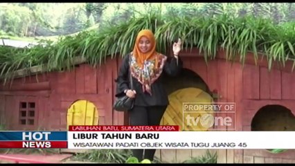Wisatawan Padati Tempat Piknik di Awal Tahun