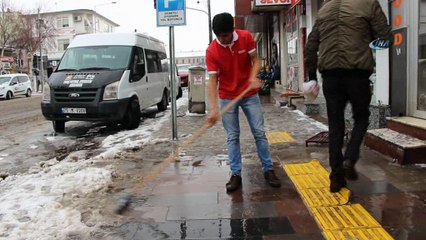 Ardahan 2018’e karla uyandı