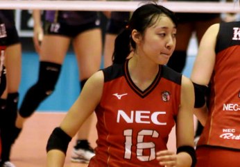 荒谷栞 選手その④(Shiori Aratani)NECレッドロケッツ【Vﾌﾟﾚﾐｱﾘｰｸﾞ2017-2018】2017.10.29ひたちなか市総合運動公園総合体育館