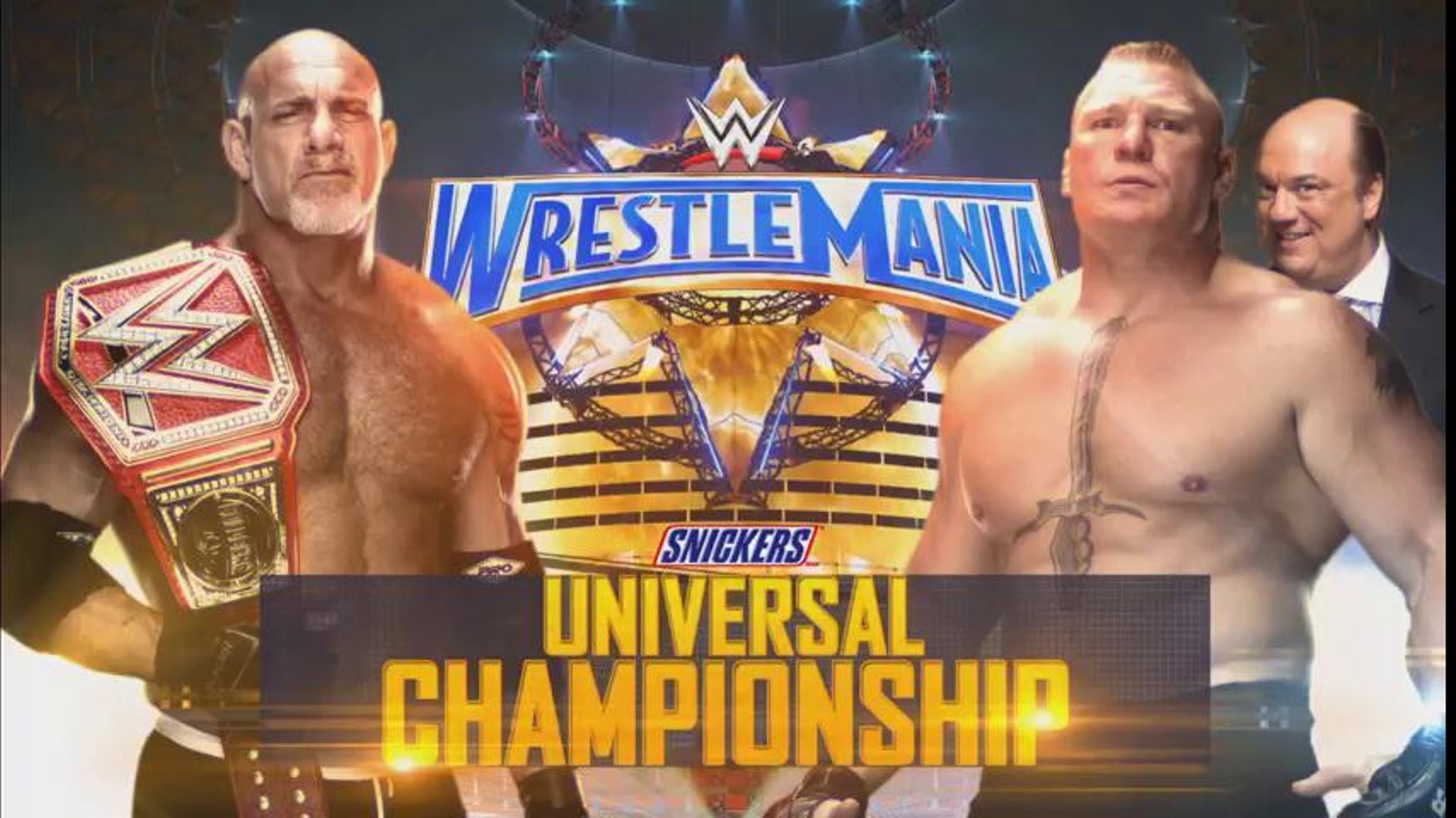 Brock Lesnar vs Goldberg FULL MATCH || WWE WRESTLEMANIA 33 - video
