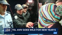 i24NEWS DESK | Tel Aviv goes wild for New Year's | Monday, January 1st 2018