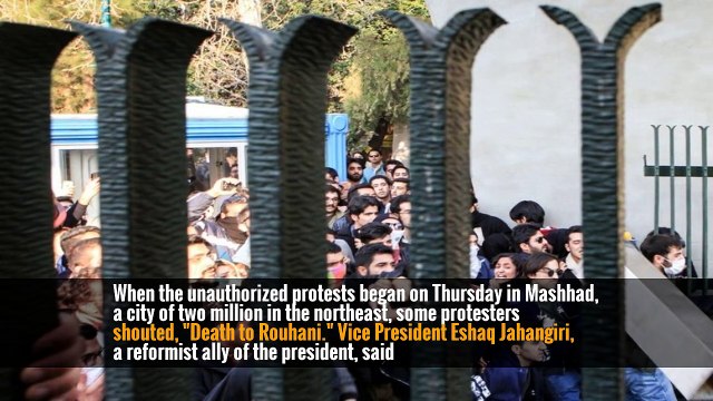 Iran Confronts 3rd Day of Protests, With Calls for Khamenei to Quit