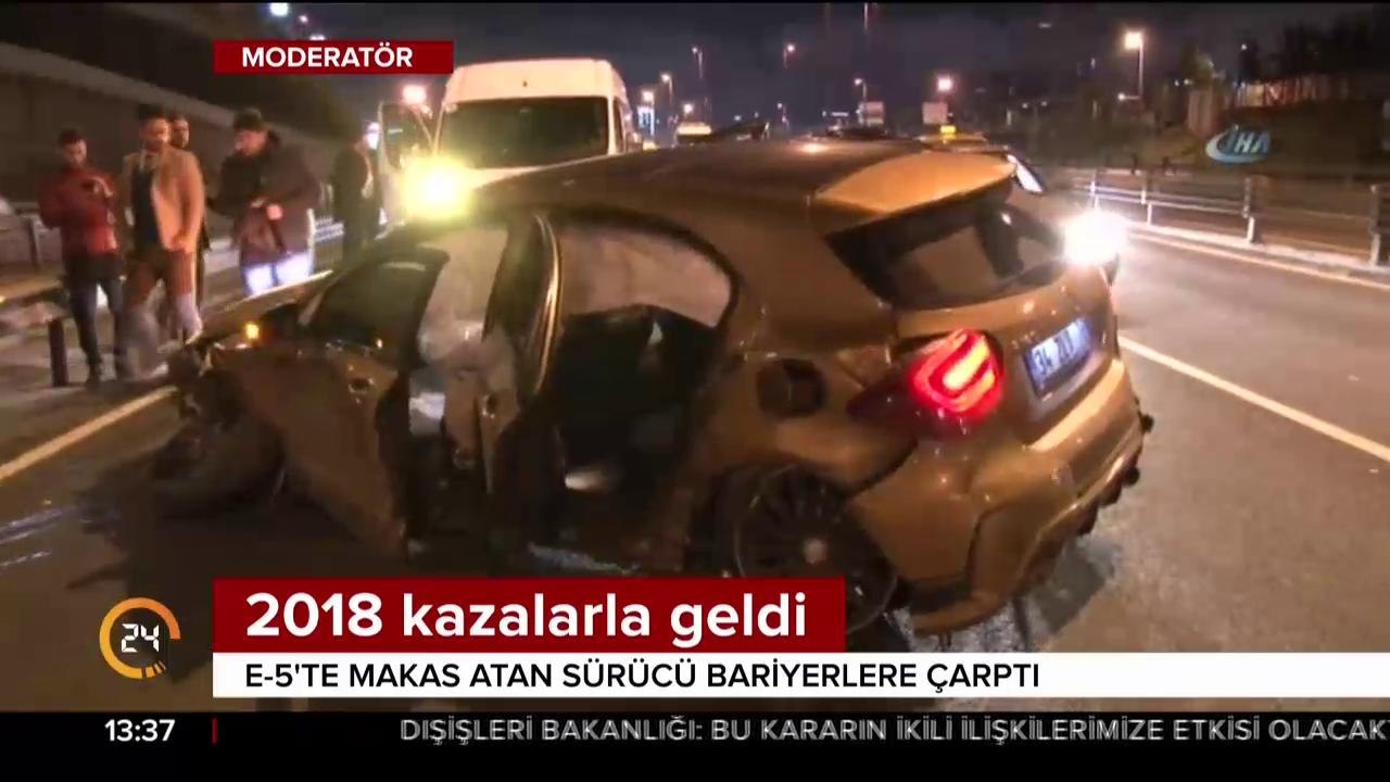 Şerit ihlali yaptı