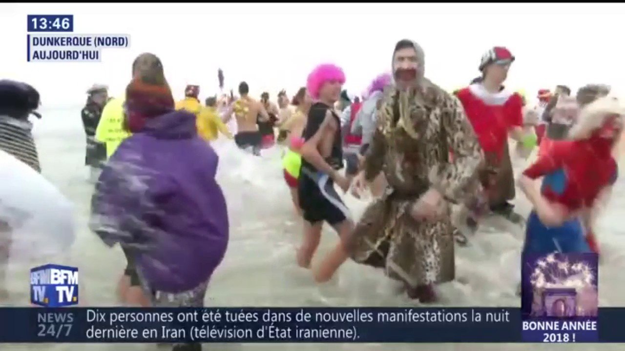 À Dunkerque, ils ne ratent pas le "bain de givr...