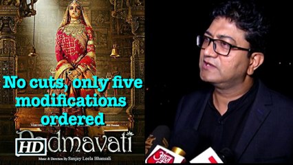 CBFC chief on 'Padmavati': No cuts, only five modifications ordered