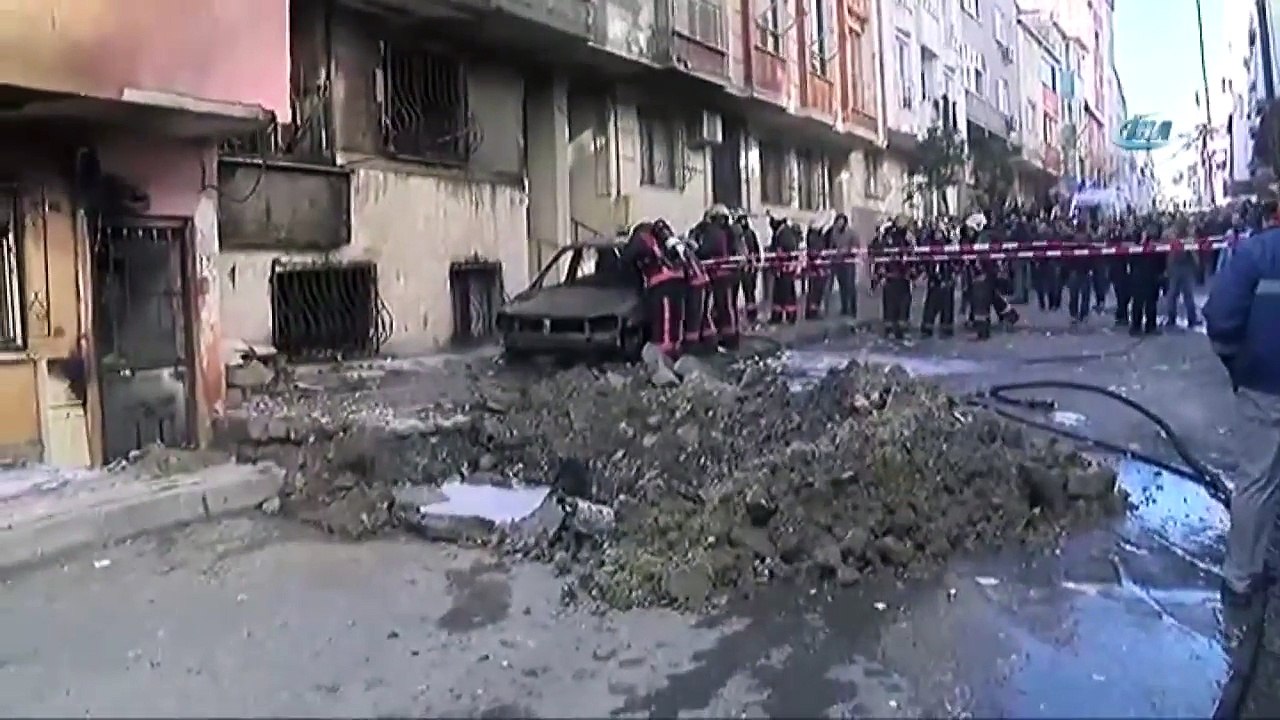Sefaköy'de Doğalgaz Borusu Patladı