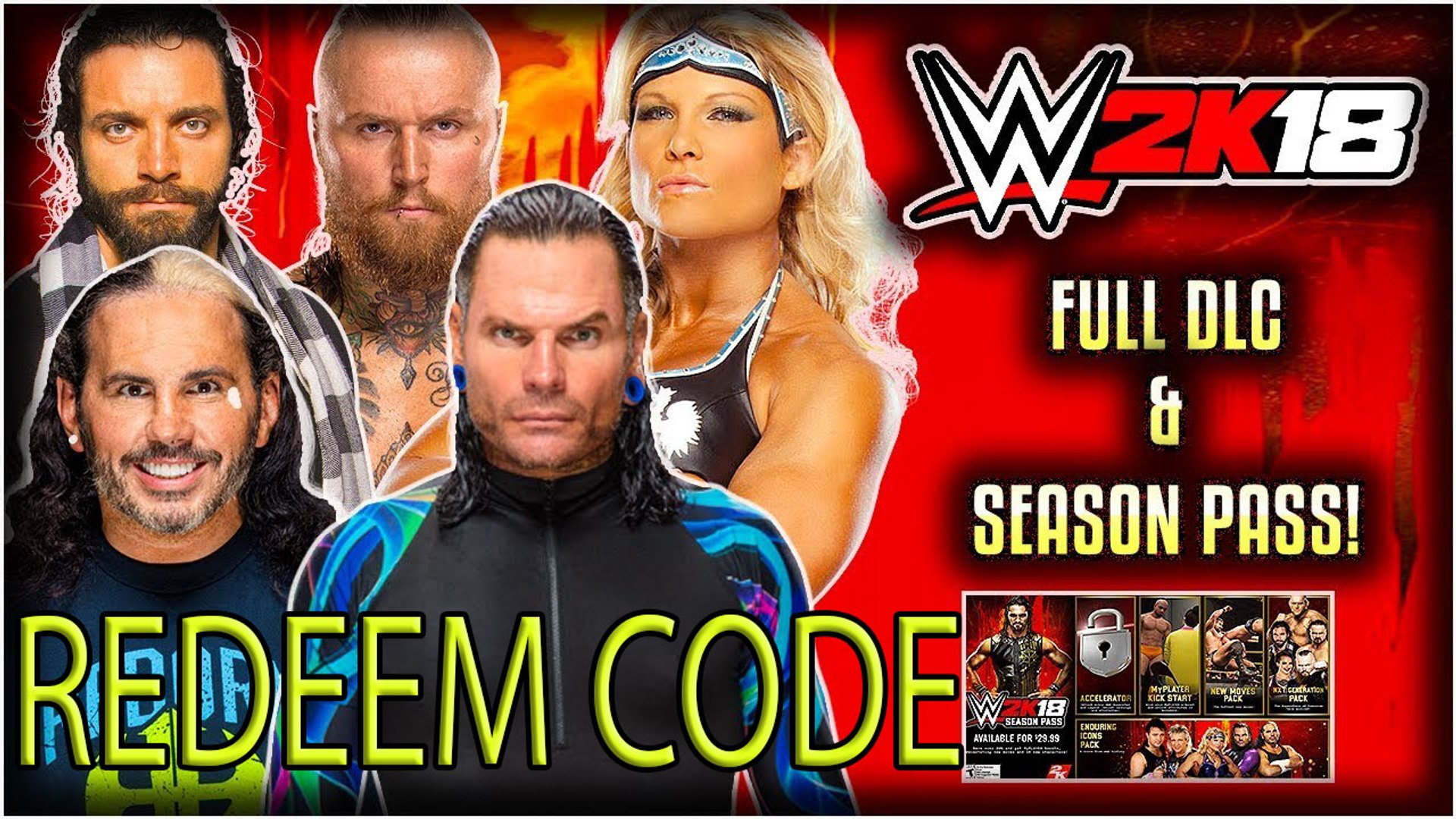 WWE 2K18 Season Pass - How to Unlock Redeem Code (PS4) - 2018 Updated -  video Dailymotion