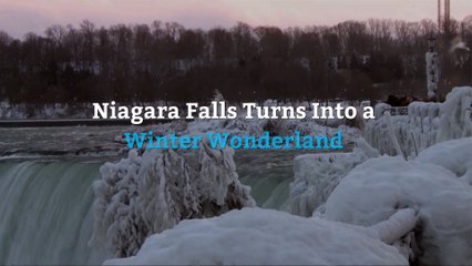 Niagara Falls Turns Into a Winter Wonderland