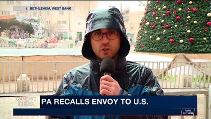 i24NEWS DESK | PA recalls envoy to U.S. | Monday, January 1st 2018