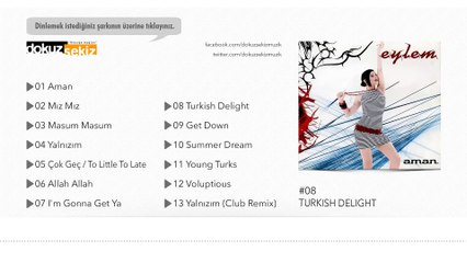 Eylem - Turkish Delight  (Official Audio)
