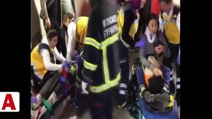 TEM İzmit Tünellerinde otomobil takla attı: 4 yaralı