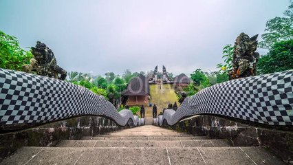 Beautiful Steps in Lempuyang Temple in Bali, Indonesia by Timelapse4K