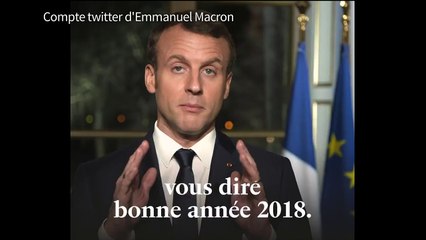 Emmanuel Macron présente ses voeux "à la jeunesse" via Twitter
