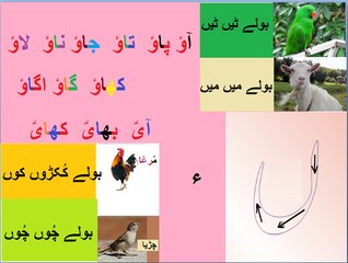 Urdu class 1 Lesson 16, Urdu haroof e tahaji,اردو حروف تہجی ء ں