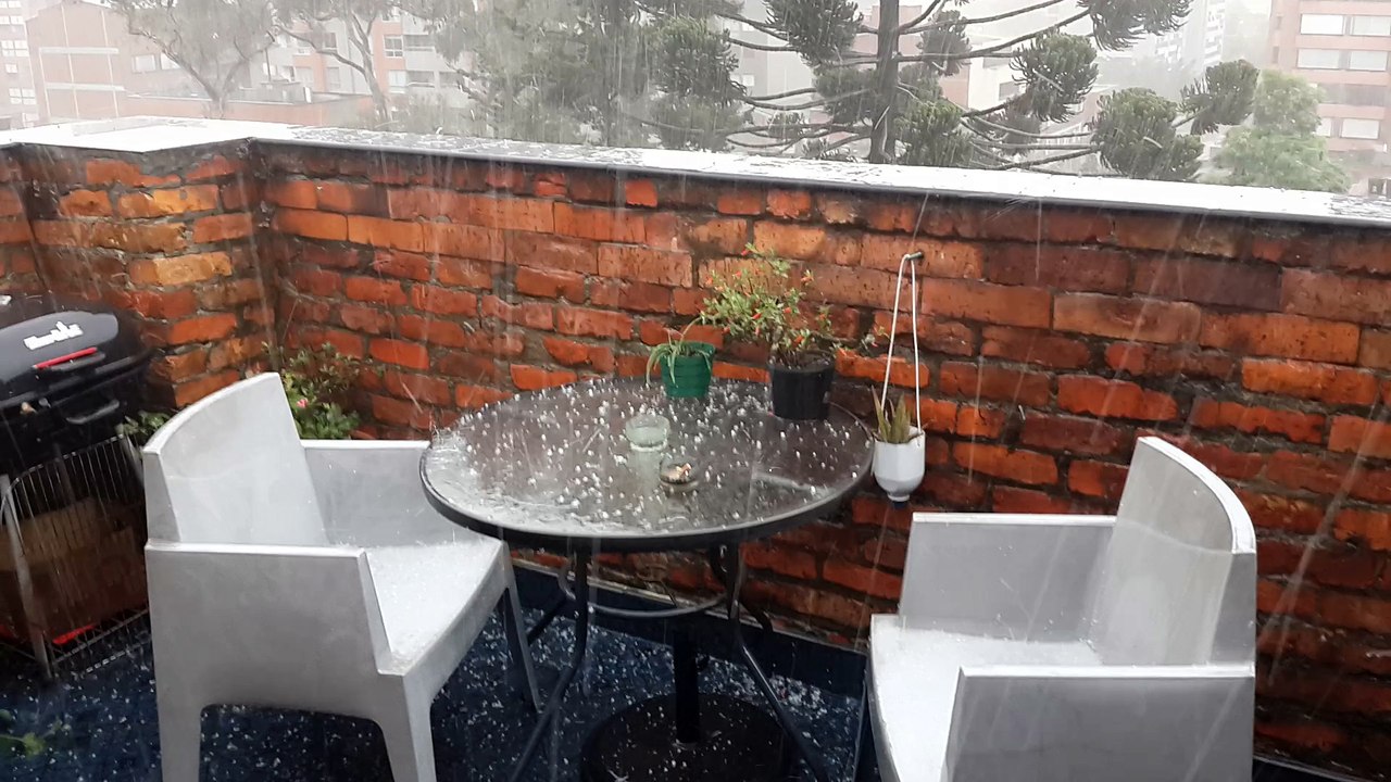 grèle Bogota 30 dec 17