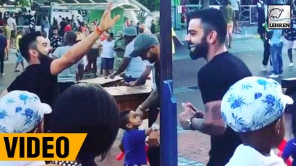 Virat Kohli's Street Dance With Shikhar Dhawan In Capetown