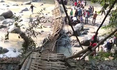 Jembatan ini Putus dan Sebabkan 30 Orang Luka-Luka