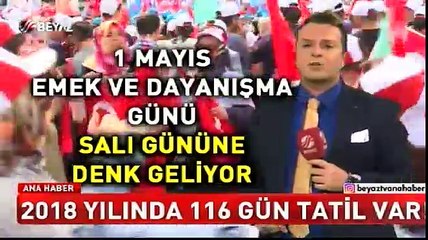 2018 yılında kaç gün tatil var?