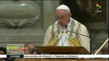 Papa Francisco: humanidad desperdició 2017 con guerra e injusticia