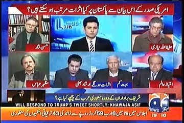 It should be taken seriously - Hassan Nisar response on Donal Trump's statement