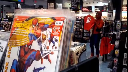 Spider-Man & Batman Go Shopping | Superheroes | Spiderman | Superman | Frozen Elsa | Joker