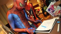Spider-Man Blindfolded Speed Drawing Challenge! | Superheroes | Spiderman | Superman | Frozen Elsa | Joker