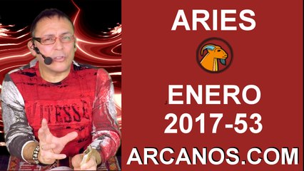 ARIES ENERO 2018-31 Dic 2017 al 6 Ene 2018-Amor Solteros Parejas Dinero Trabajo-ARCANOS.COM