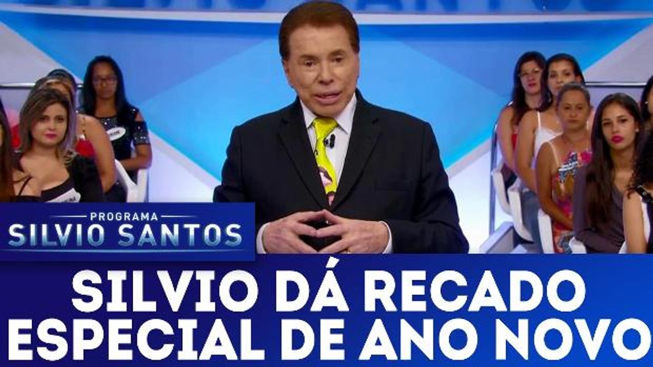 Silvio Santos dá recado especial de ano novo