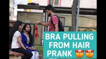 Pulling Bra From Hair Prank | AVRprankTV | Pranks in India