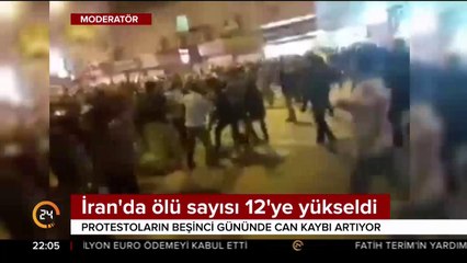 İran'da ölü sayısı 12'ye yükseldi