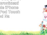 Aiino Cavo USB per RicaricaSincronizzazione di Apple iPhone 4S iPad 3 iPod Touch 4 iPod