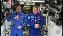 İstasyondaki kozmonotlar yeryüzündekilerin yeni yılını kutladı