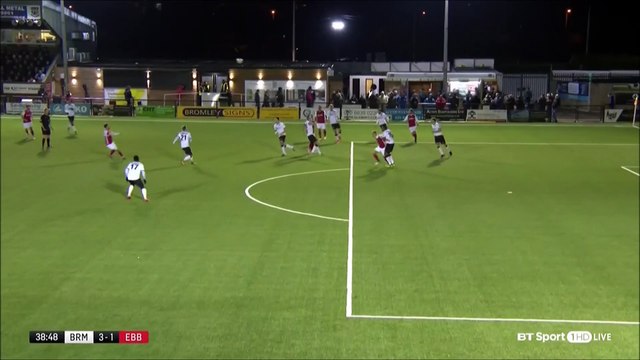 3-1 Andy Drury Goal England National League - 01.01.2018 Bromley FC 3-1 Ebbsfleet Utd