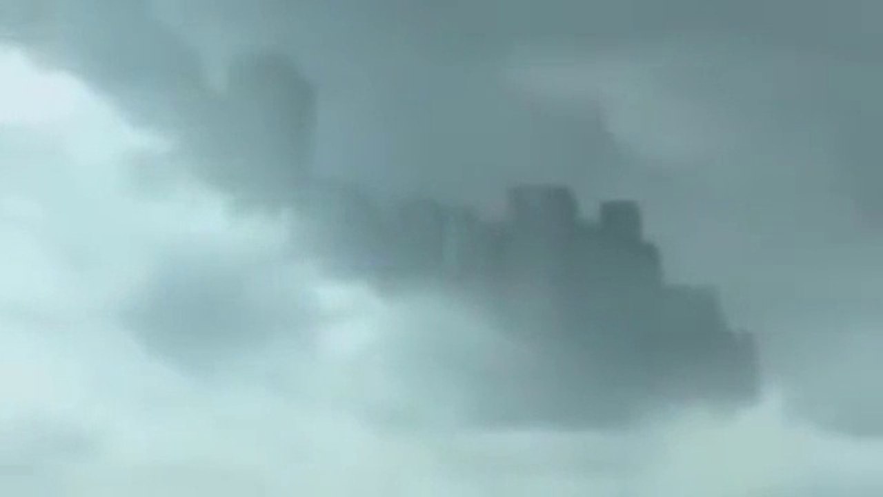 Des chinois pensent avoir filmé l'apparition d'une ville fantome dans le ciel...