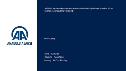 Otomobili polislerin üzerine süren şüpheli yakalandı - AYDIN