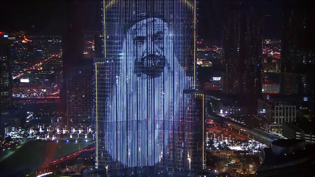 أحتفالات دبي برأس السنة 2018 - و عروض جميلا يقدمها برج خليفة - كامل (Full HD)