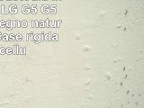 kwmobile Custodia in legno per LG G5  G5 SE Cover legno naturale noce  Case rigida per
