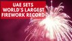 UAE sets 'world's largest' firework Guinness World Record on New Year's Eve