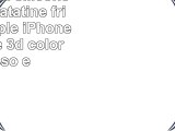 Custodia in silicone motivo patatine fritte per Apple iPhone 6 47 stile 3d colore