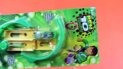 Ben 10 Aline Force Track Racer Overspeed Powered Car Super Stunt Action! Ha