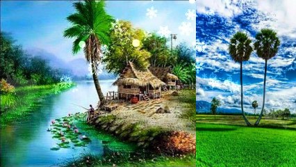 Views Song Khmer Cambodia Music In Village Farm Country Side