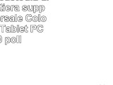 SODIAL R custodia di cuoio  tastiera  supporto Universale Colore Bianco Tablet PC 10