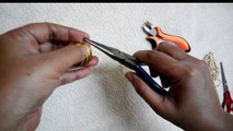 Making silk thread earrings/how to make designer homemade beautiful silk thread earrings