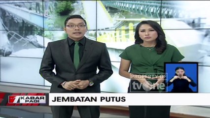 Jembatan Bambu Ambruk di Lokasi Penangkaran Rusa Kabupaten Bogor