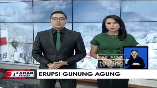 Gunung Agung Kembali Meletus Pada Senin Malam