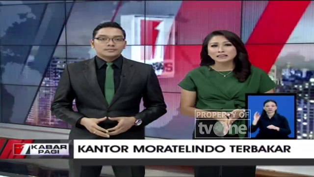 Diduga Akibat Korsleting Listrik, Kantor Moratelindo di Kawasan Menteng Terbakar
